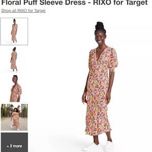 NWT Floral Puff Sleeve Dress from RIXO for Target